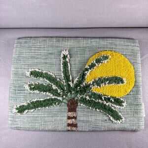 World Market Palm tree lumbar pillow cover - sham tropical beach vacation 14x20